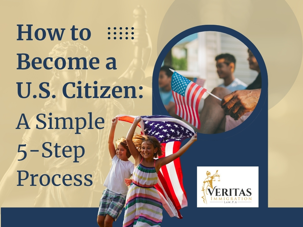 Citizenship - How to Become a U.S. Citizen A Simple 5-Step - Veritas Immigration Law